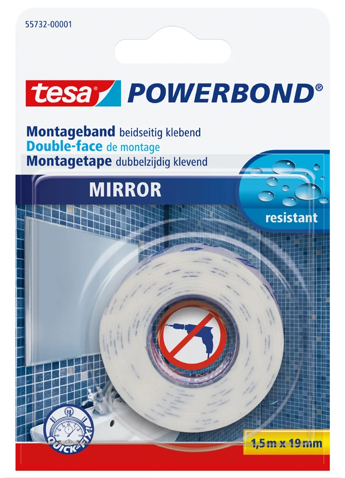 tesa Adhésif double face de montage Powerbond pour miroir - OEM 55732-00001-02