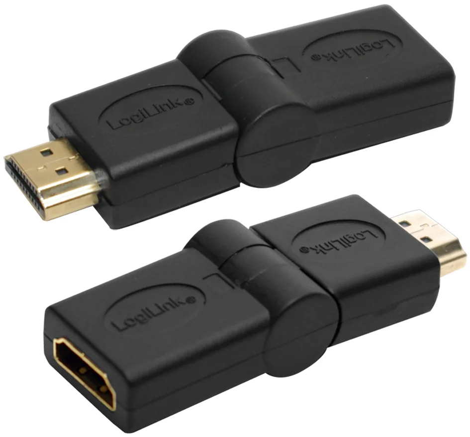 LogiLink Adaptateur HDMI femelle - HDMI mâle, inclinable - OEM AH0012