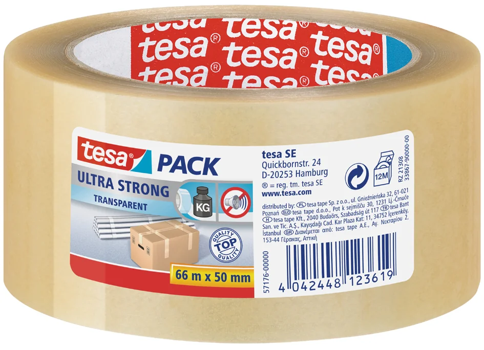 tesa tesapack Ruban adhésif ultra strong, 50 mm x 66m - OEM 57177-00000-11