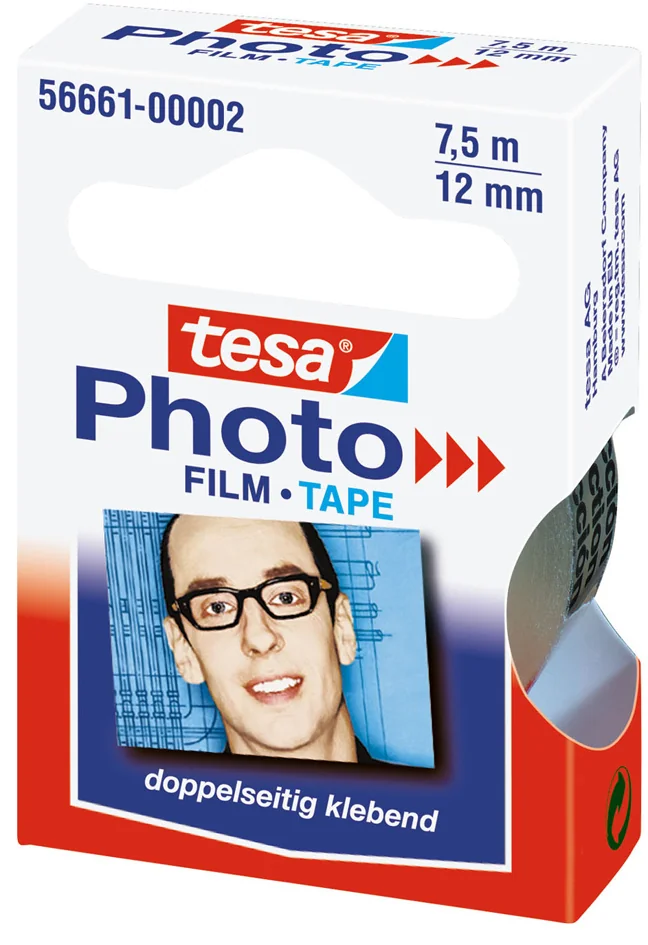 tesa Photo Dévidoir de colle pour photo, film 12 mm x 7,5 m - OEM 56663-00002-00