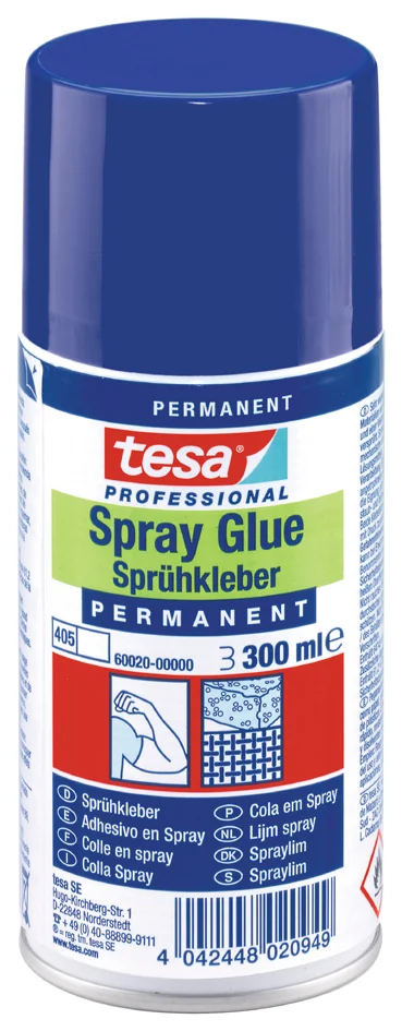 tesa Colle en spray PERMANENT, 500 ml, couleur: beige - OEM 60021-00000-02 – Image 3