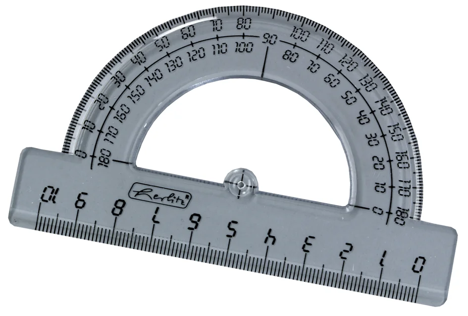 herlitz Rapporteur demi-circulaire 180 degrés, en plastique - OEM 300010438