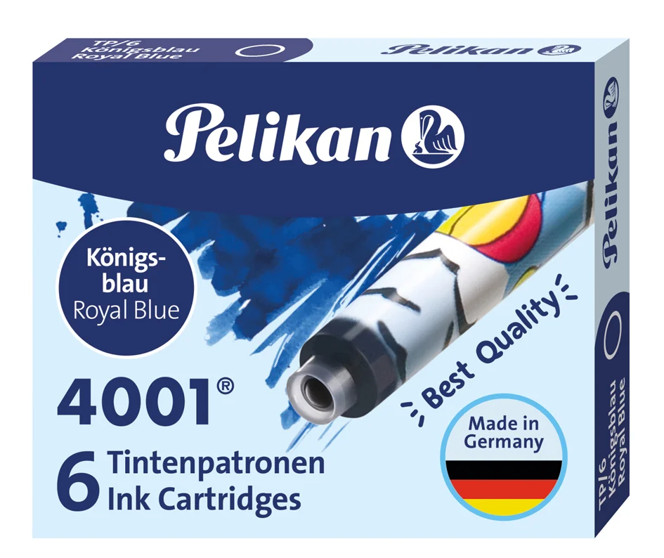 Pelikan Cartouches d'encre TP/F/6, bleu royal - OEM 300004181