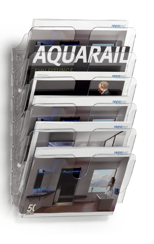 DURABLE Set de porte-brochures mural 'FLEXIPLUS 2', A4 - OEM 1709014060
