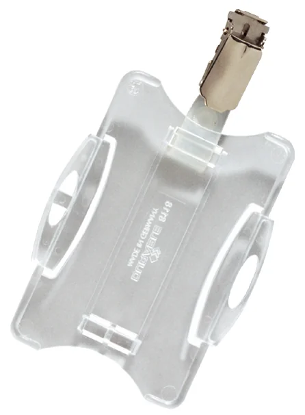 DURABLE Porte-badge, avec clip, 54 x 90 mm, transparent - OEM 8118-19
