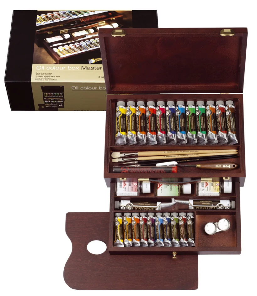 ROYAL TALENS Peinture à l'huile REMBRANDT, coffret 'MASTER' - OEM 01840002
