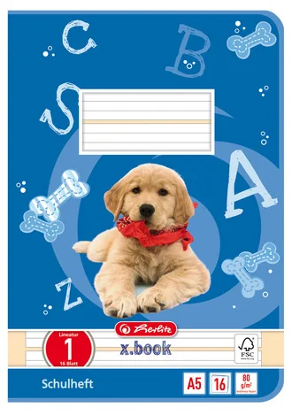 herlitz Cahier scolaire x.book, A5, linéature 1 - OEM 300004137