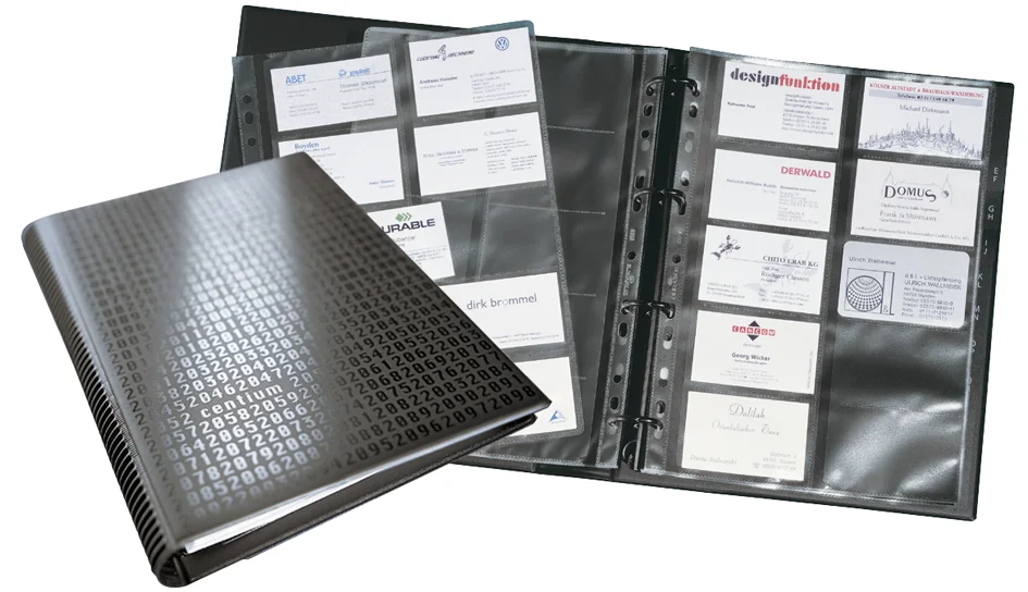 DURABLE Classeur à anneaux pour cartes de visite VISIFIX - OEM 2409-01