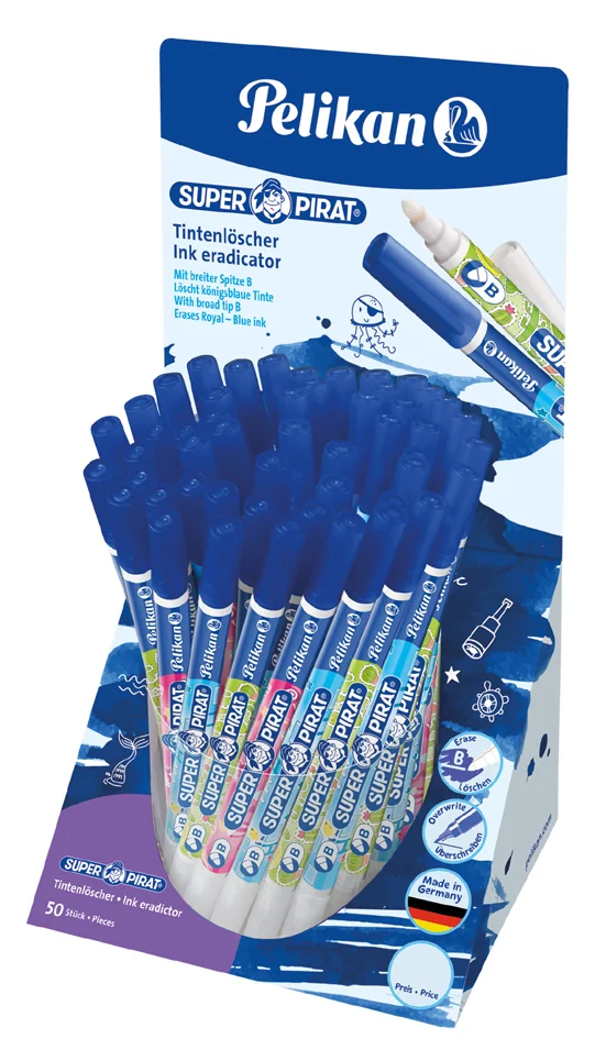 Pelikan Effaceur d'encre Super Pirat 850B, dans présentoir - OEM 300014805