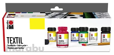 Marabu Peinture pour tissu 'Textil', kit de démarrage - OEM 1716000000087