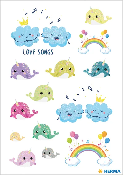 HERMA Sticker DECOR 'Poissons' - OEM 3333