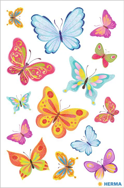 HERMA Autocollants DECOR 'Papillons' - OEM 3801