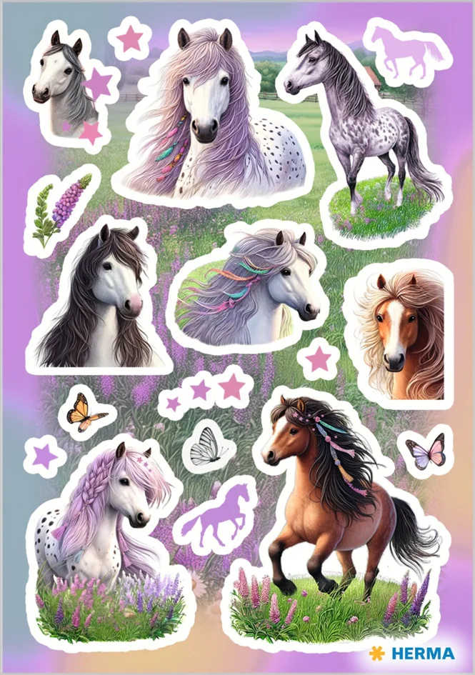 HERMA Sticker DECOR 'Races de chevaux' - OEM 3553