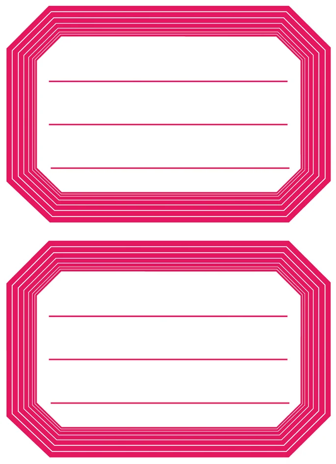 HERMA étiquettes pour livre, 76 x 35 mm, conception de marge - OEM 5798