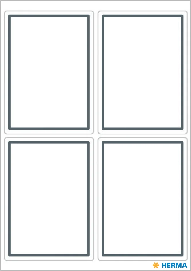 HERMA Etiquettes pour livres, 40 x 55 mm, conception marge - OEM 5713