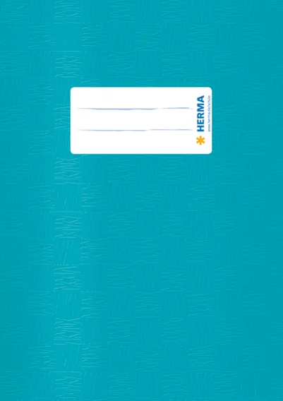 HERMA Protège-cahier, A5 paysage, en PP, bleu foncé opaque - lot de 10 - OEM 19841