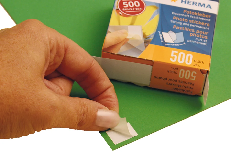 HERMA Pastille autocollante pour photos, lot économique - OEM 1075