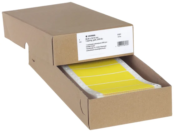 HERMA Etiquette informatique, en continu, 88,9 x 35,7 mm - OEM 8181