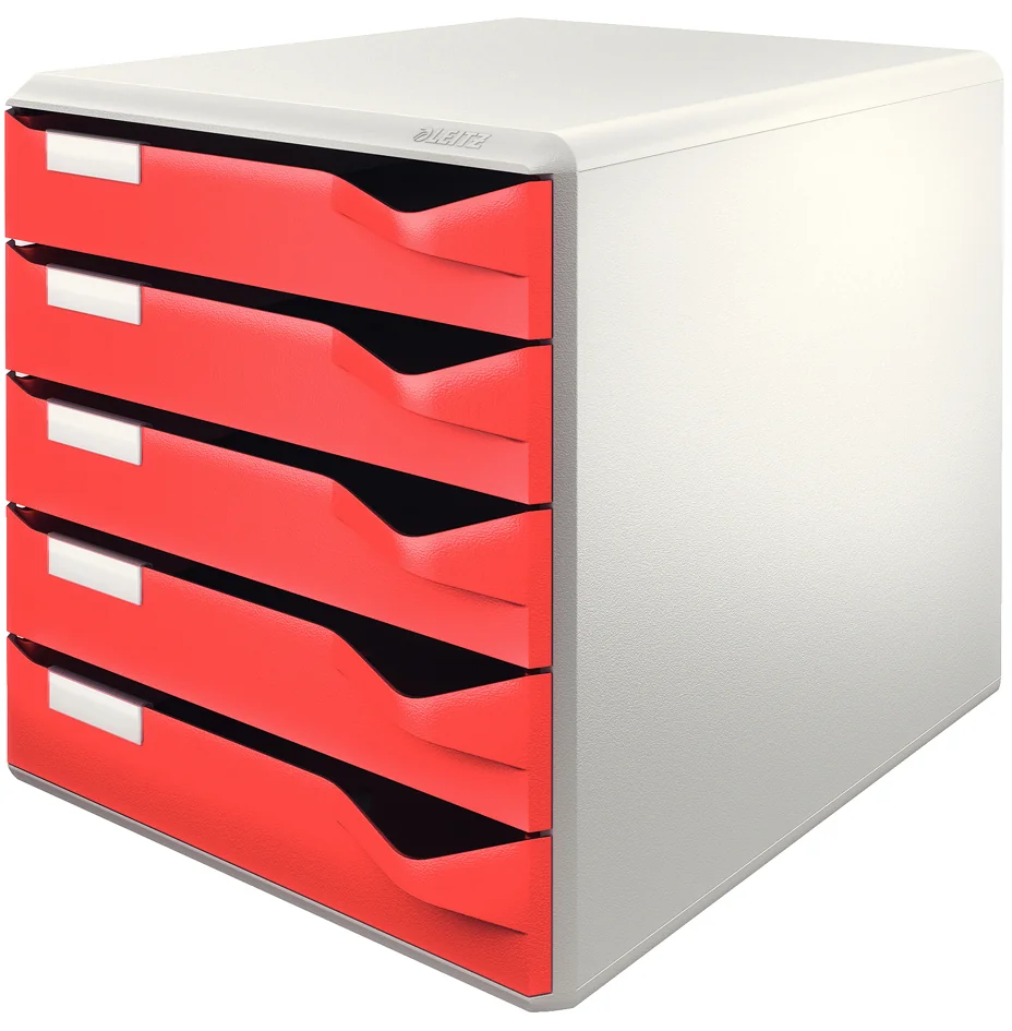 LEITZ Module de classement PS, 5 tiroirs, gris-clair/noir - OEM 5280-00-95