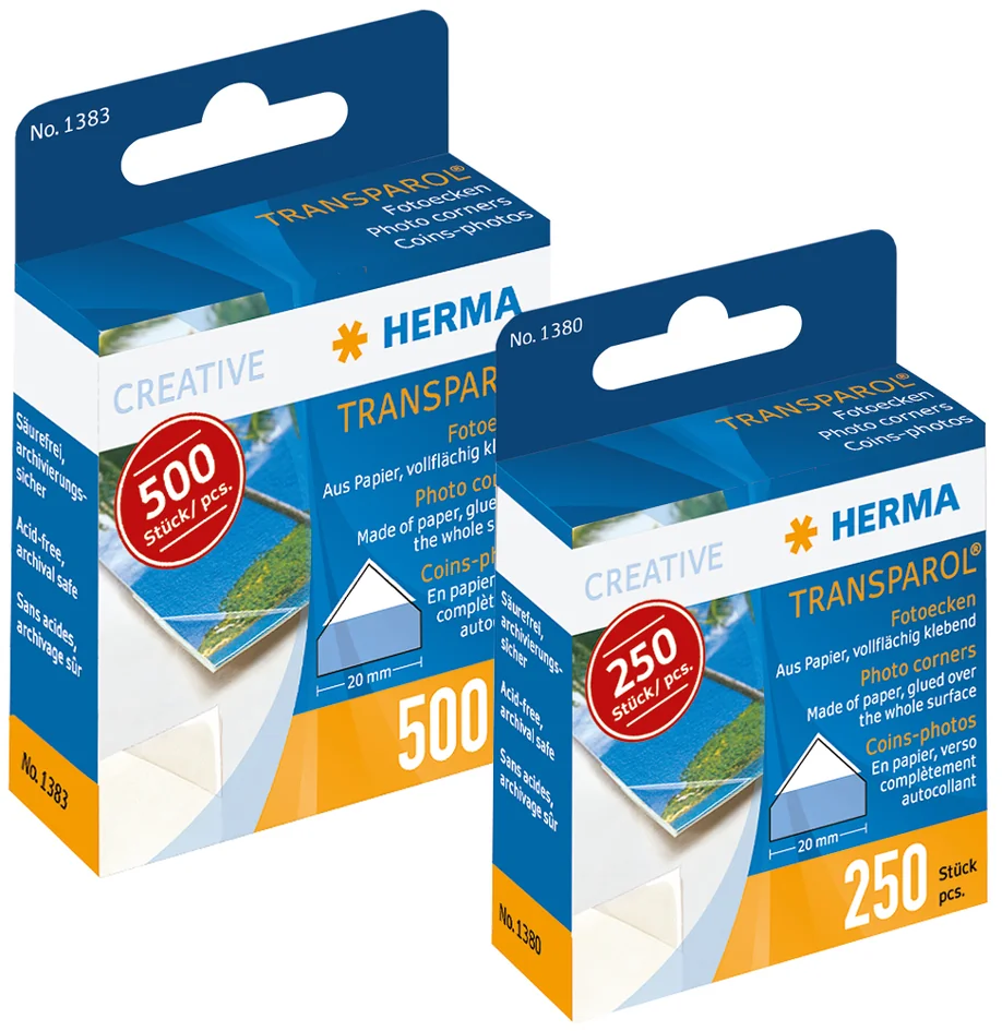 HERMA Transparol Coins-photos, contenu: 500 pièces - OEM 1383