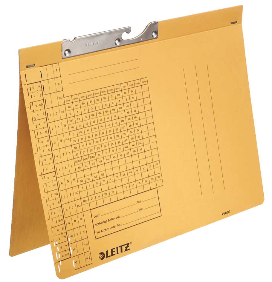 LEITZ dossiers suspendus, A4, reliure administrative, gris - lot de 50 - OEM 2094-00-85