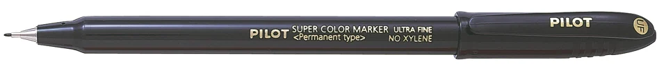 PILOT Marqueur permanent ultrafin, noir - OEM 244360