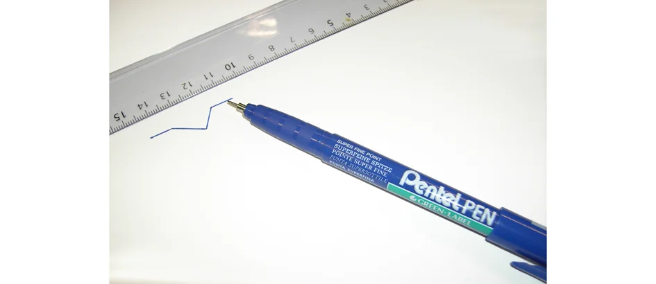 Pentel Marqueur permanent GREEN-LABEL NMF50, noir - OEM NMF50-AO