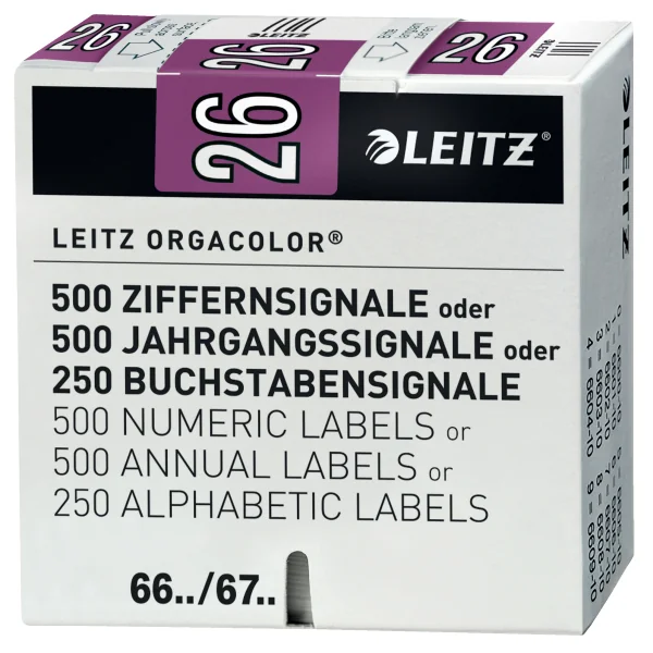LEITZ Étiquette année Orgacolor '25', sur rouleau, vert - OEM 6755-10-55 – Image 3