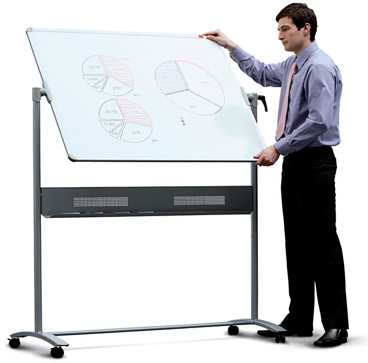 nobo Tableau rotatif à pied combi, dimensions: 1200 x 900 mm - OEM 1901043 – Image 4