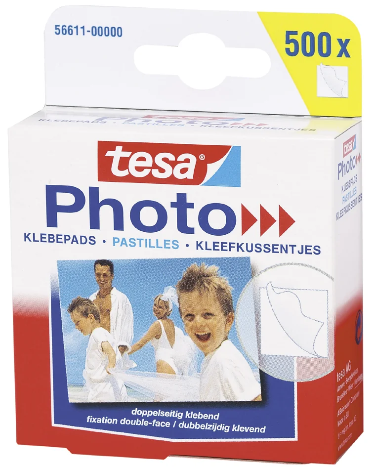 tesa Photo Pastilles adhésives pour photos, blanc, fixation - OEM 56617-00001-00