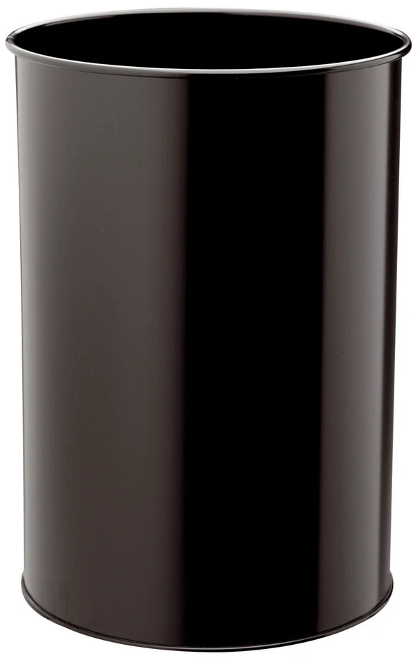 DURABLE Corbeille METALL, rond, 30 litres, noir - OEM 3303-01