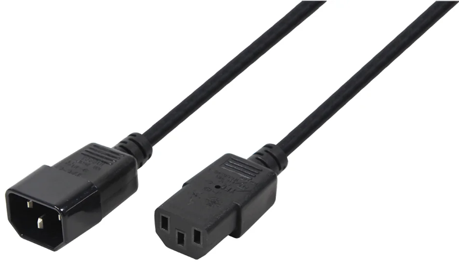 LogiLink Câble d'alimentation à 3 broches, mâle - femelle - OEM CP091