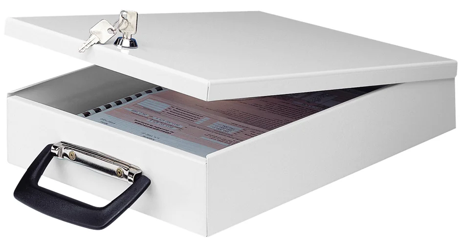 WEDO Caissette de documents, A4, avec poignée de valise - OEM 102 1537