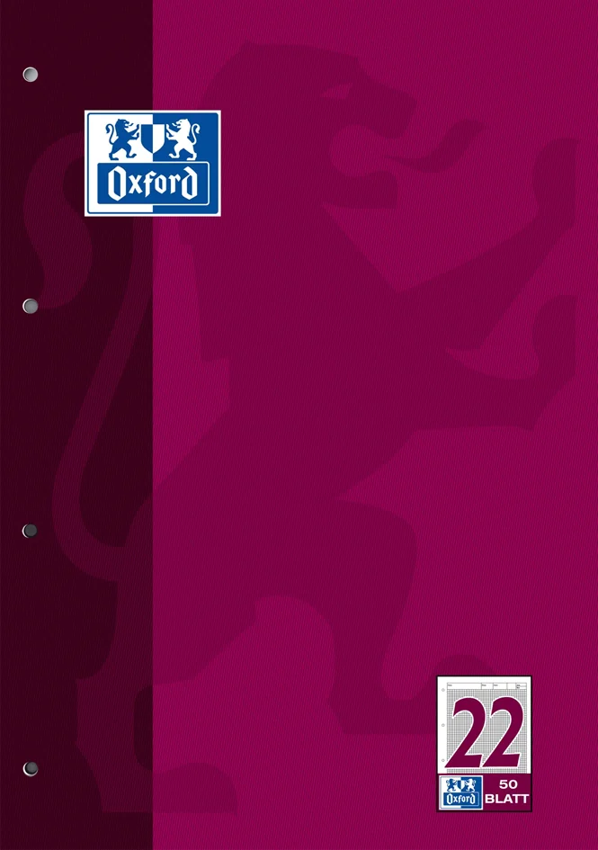 Oxford Bloc de travail, A4, 50 pages, linéature 1 - OEM 100050340