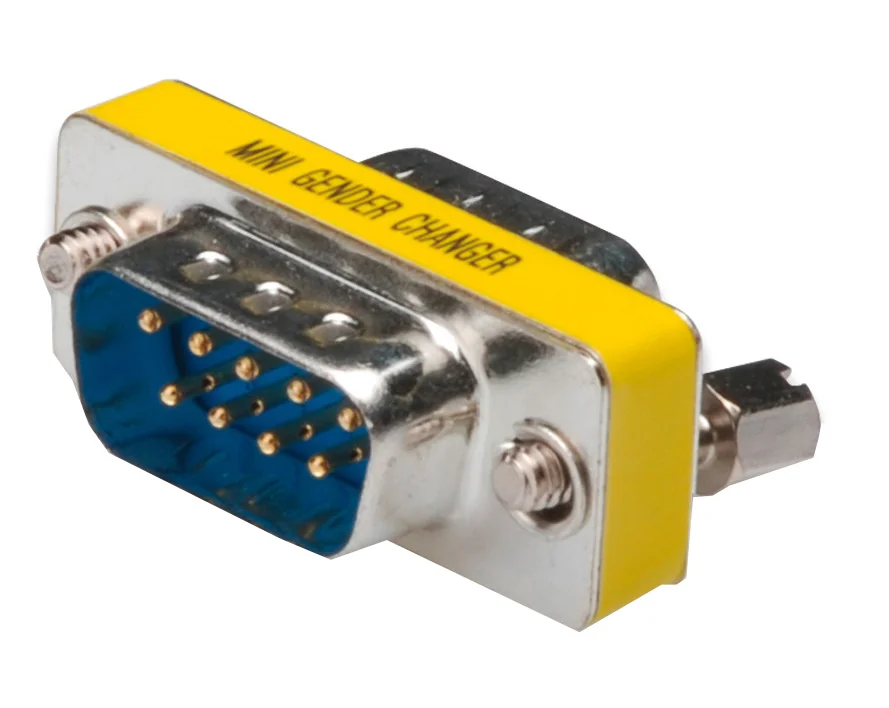 DIGITUS Mini changeur de genre, 9 broches Sub-D, mâles - OEM AK-610505-000-I