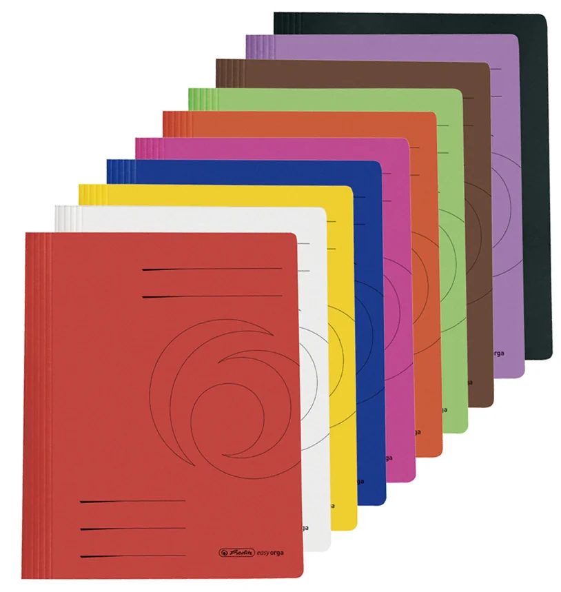 herlitz Chemise à lamelle easyorga, A4, carte lustrée - OEM 300002960