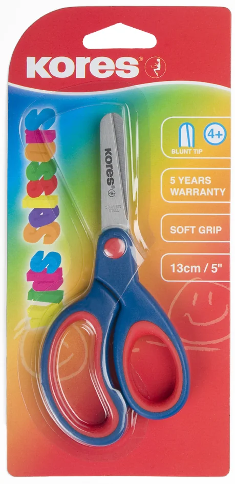 Kores Ciseaux de bricolage avec zone de préhension softgrip - OEM SCH35130