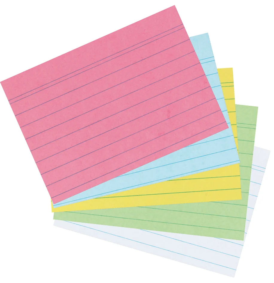 herlitz Fiches bristol, A8, ligné, blanc - OEM 300005093
