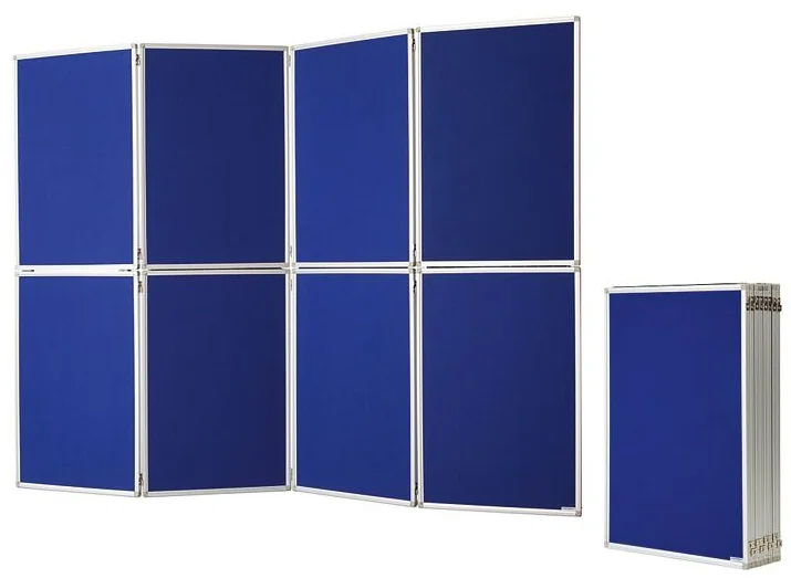 magnetoplan Cloison de présentation, pliable, bleu - OEM 1101016
