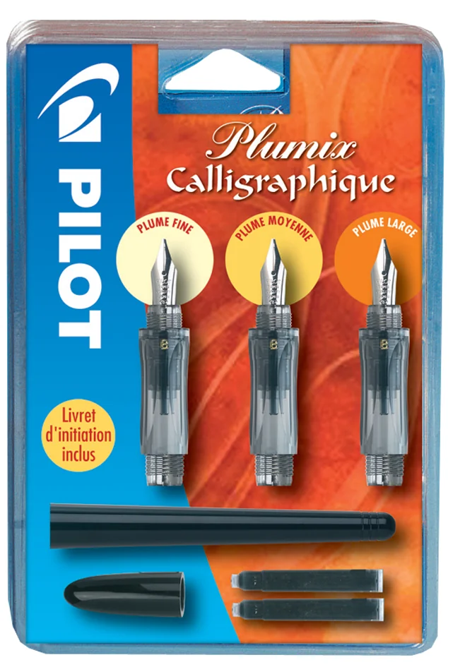 PILOT Stylo plume de calligraphie Plumix, kit de 3 - OEM 600602