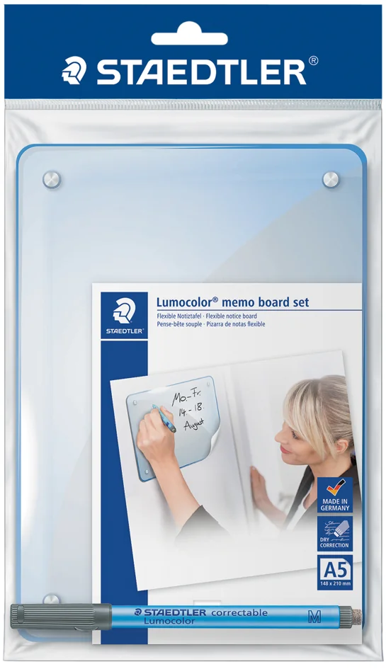 STAEDTLER Kit Memo Board Lumocolor, tableau de note: A5 - OEM 641 MB