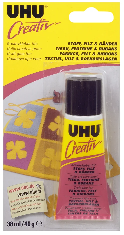 UHU Colle spéciale 'Creativ' pour tissus, feutrine & rubans - OEM 47265