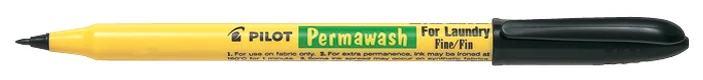 PILOT Marqueur textile Permawash, noir - OEM 081828