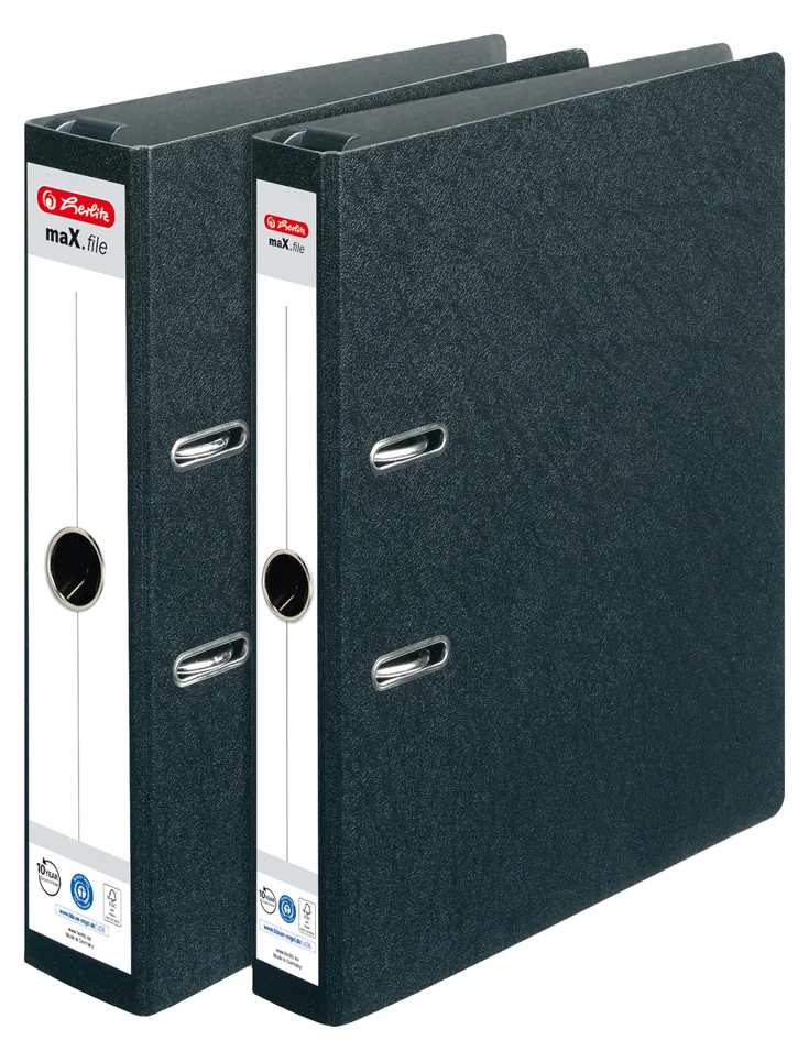 herlitz Classeur suspendu maX.file, dos: 70 mm,noir - OEM 300002762