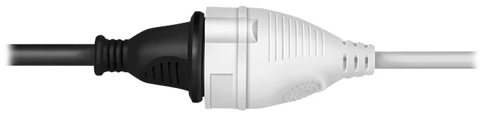 LogiLink Rallonge électrique avec prises terre, 3 m, blanc - OEM LPS101