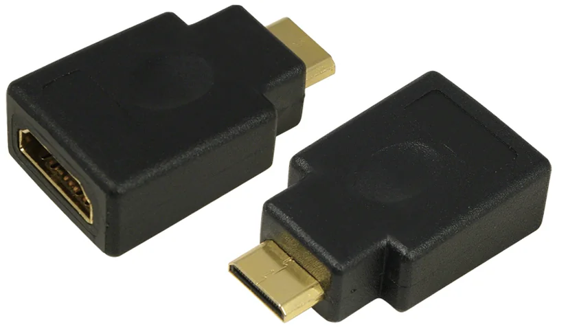 LogiLink Mini adaptateur, HDMI femelle - HDMI mâle, 19 pôles - OEM AH0009