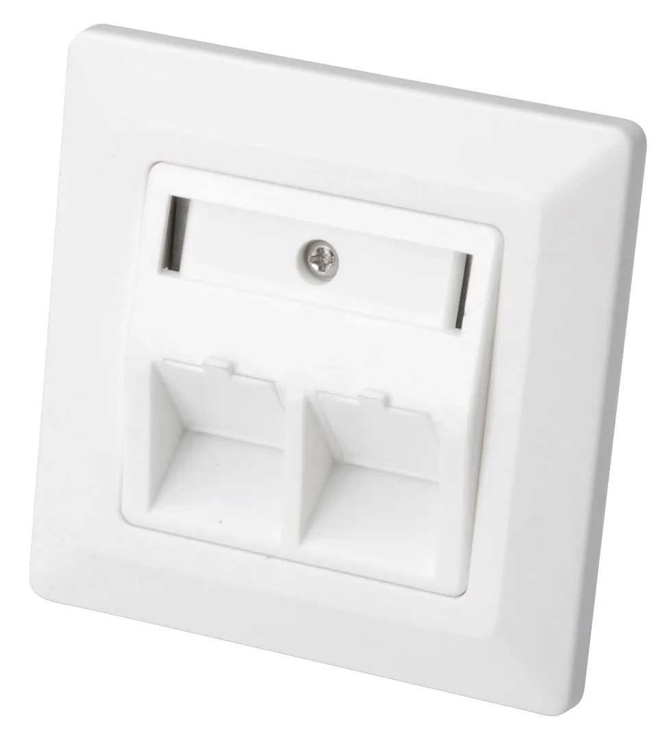DIGITUS boîtier vide pour modules Keystone, 3 ports, blanc - OEM DN-93821