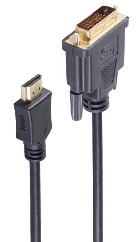 shiverpeaks BASIC-S Câble HDM - DVI-D 24+1, longueur: 2,0 m - OEM BS77482