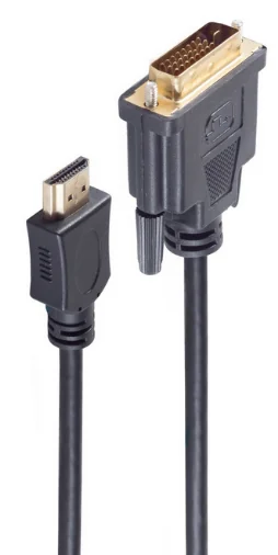 shiverpeaks BASIC-S Câble HDMI - DVI-D 24+1, longueur: 2,0 m - OEM BS77482-RE