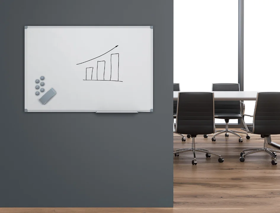 MAUL Tableau blanc MAULstandard émail, (L)1.200 x (H)900 mm - OEM 64622-84